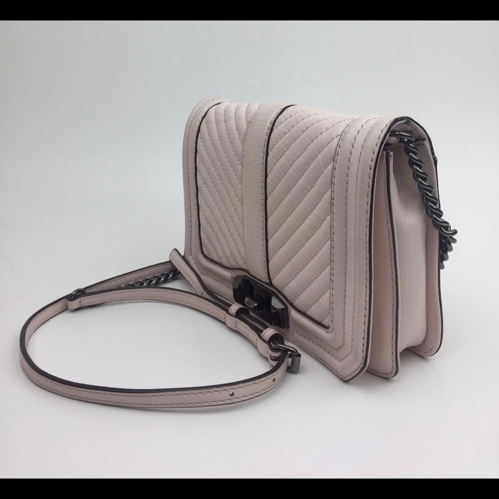 Rebecca Minkoff Chevron Quilted Small Love… - Picture 4 of 8